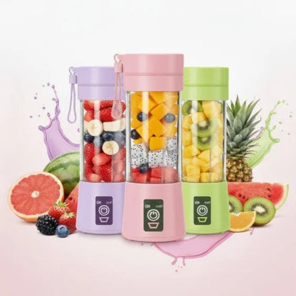 Licuadora Portátil Recargable USB – Mini Blender para Batidos, Smoothies y Jugos Naturales