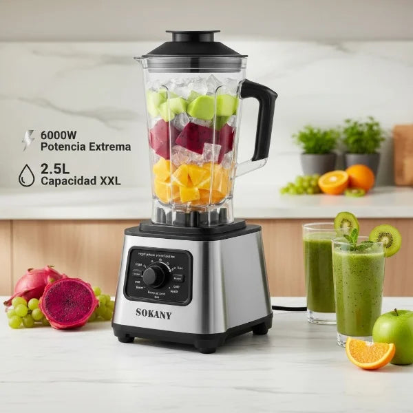 ⚡ Licuadora Profesional Sokany SK-999 — Rápida, precisa y lista para cualquier receta