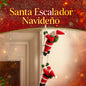 Adorno Navideño de Papá Noel Escalador – Decoración Colgante para Navidad