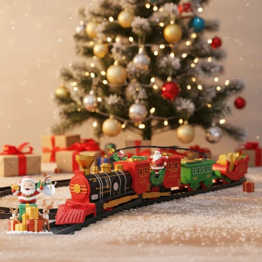 tren decorativo navideño